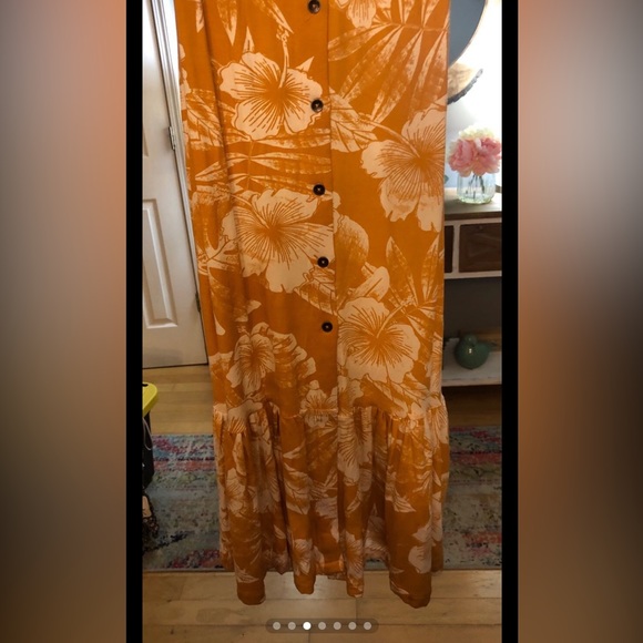 New Roxy Button Down Dress - Picture 3 of 7